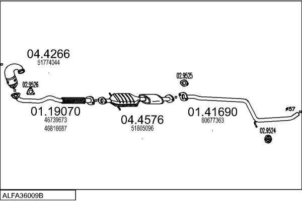 MTS ALFA36009B017792