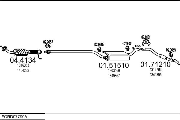 MTS FORD07799A018937