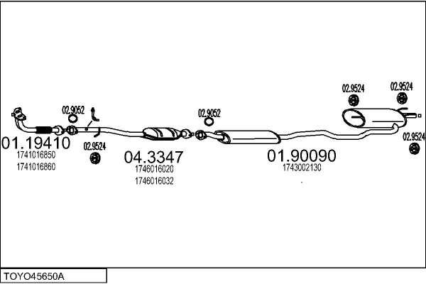 MTS TOYO45650A005688