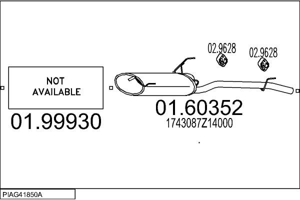 MTS PIAG41850A018182