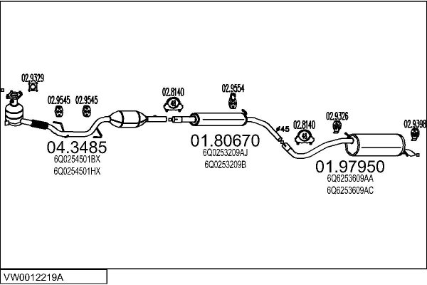 MTS VW0012219A016300