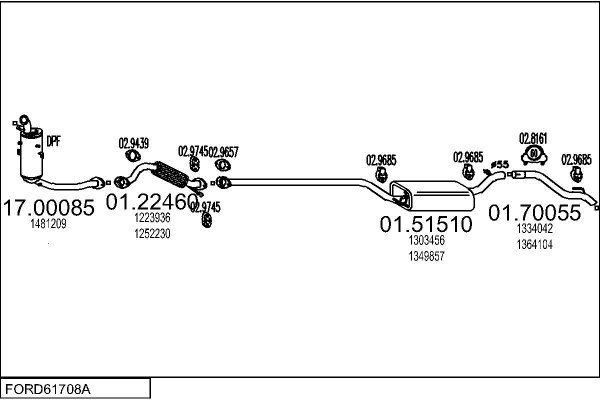 MTS FORD61708A018275