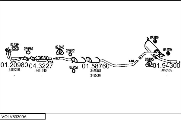 MTS VOLV60309A002828