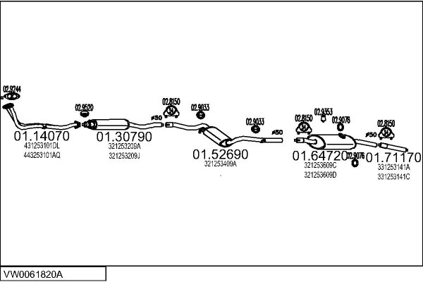MTS VW0061820A006261
