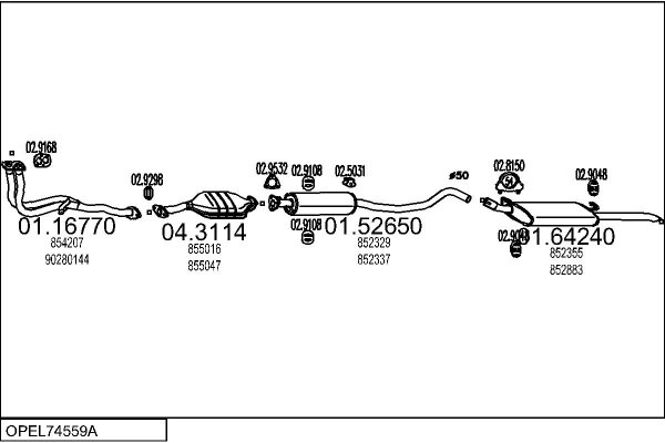 MTS OPEL74559A007183