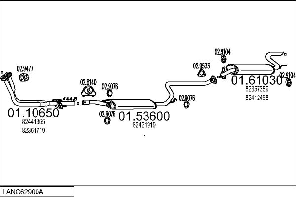 MTS LANC62900A002669