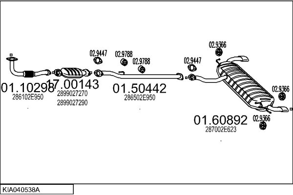 MTS KIA040538A019620