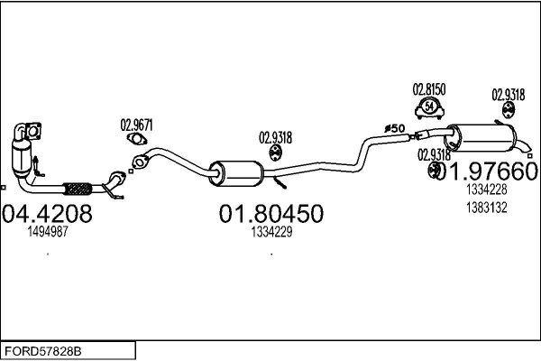 MTS FORD57828B018329