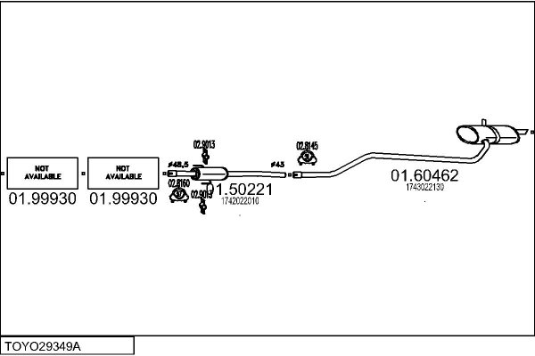 MTS TOYO29349A014689