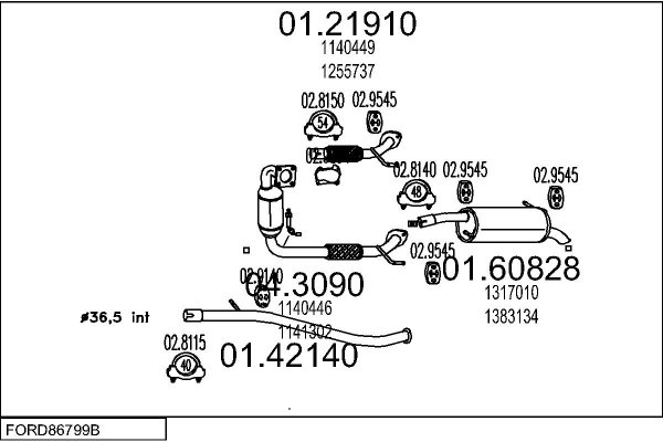 MTS FORD86799B016102