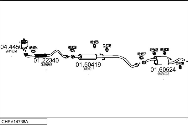 MTS CHEV14738A019500