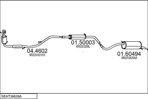 MTS SEAT36628A033690