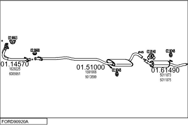 MTS FORD90920A001391