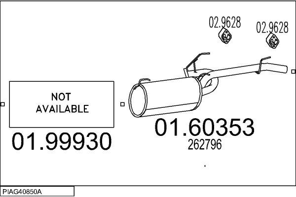 MTS PIAG40850A018184