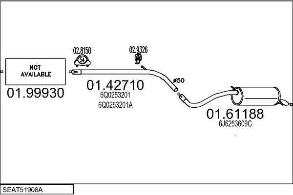 MTS SEAT51908A028262