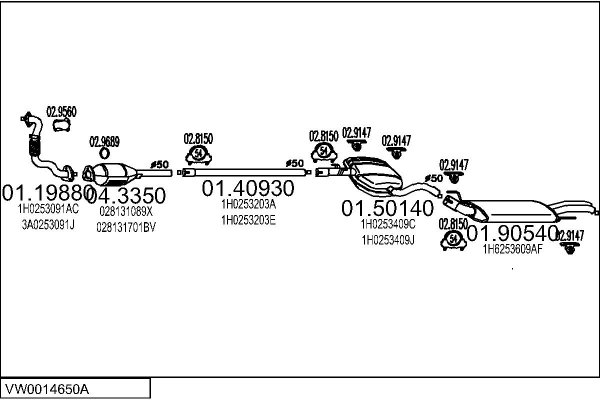 MTS VW0014650A001868