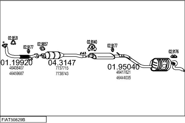 MTS FIAT50829B003802