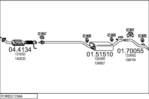 MTS FORD21799A018958