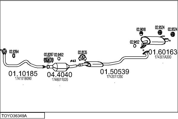 MTS TOYO36349A005262