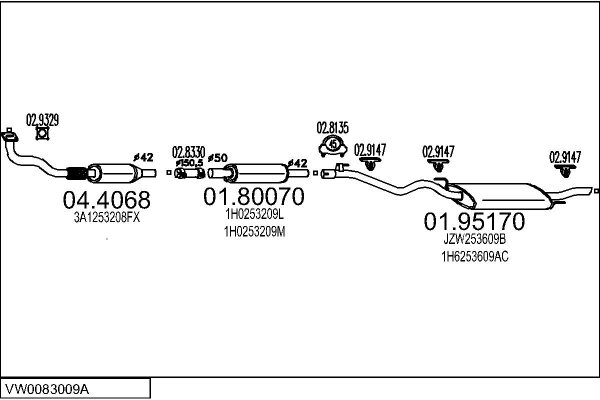 MTS VW0083009A009399