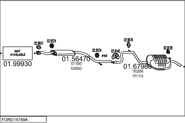 MTS FORD14789A003916