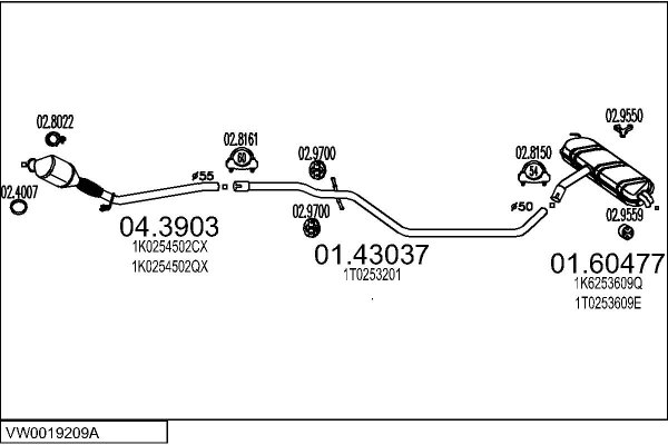MTS VW0019209A018700