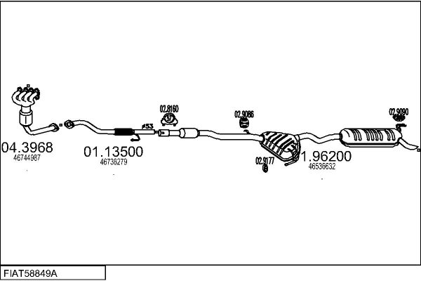 MTS FIAT58849A015564