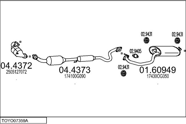 MTS TOYO07359A017221