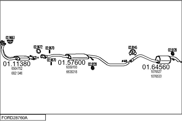 MTS FORD28760A015290