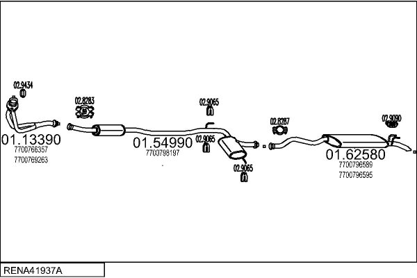 MTS RENA41937A012412