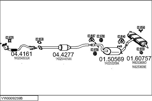 MTS VW0009259B017743