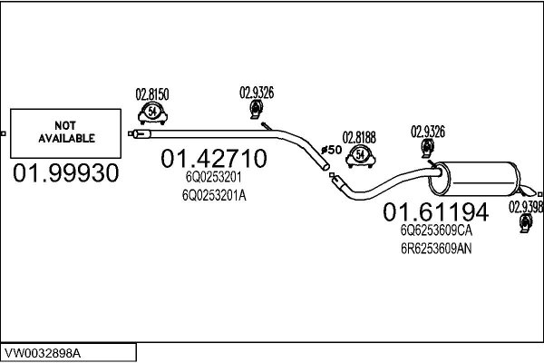 MTS VW0032898A030975
