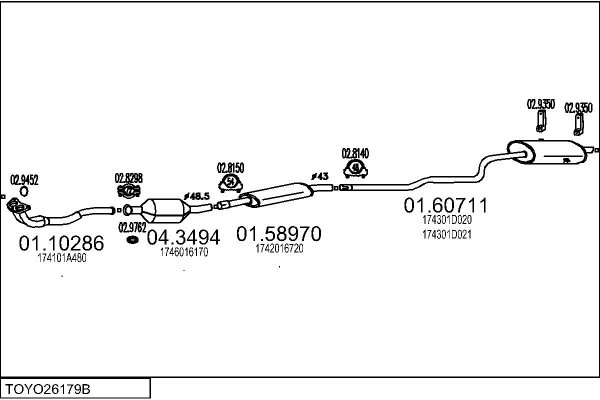 MTS TOYO26179B008336