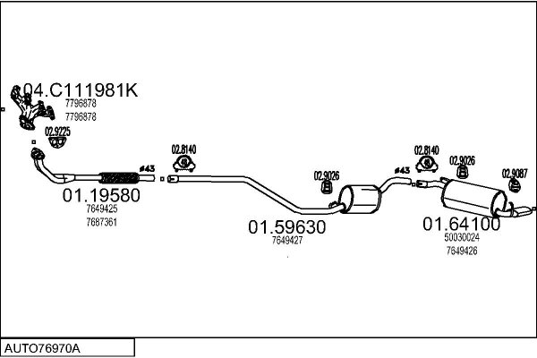 MTS AUTO76970A016219