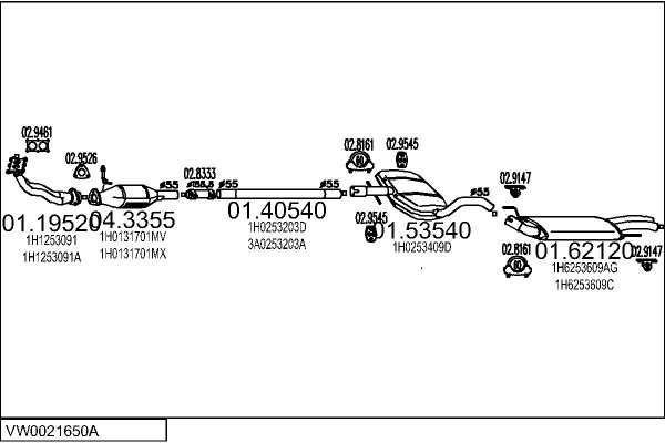 MTS VW0021650A001875
