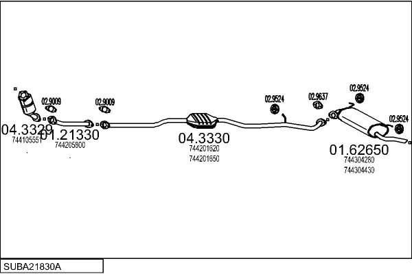 MTS SUBA21830A004414