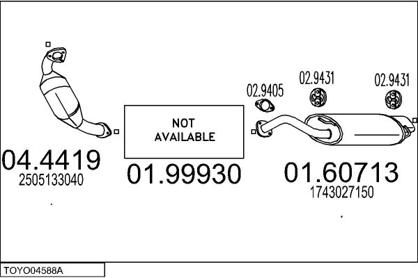 MTS TOYO04588A018733