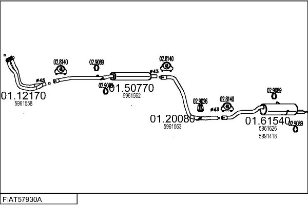 MTS FIAT57930A014642