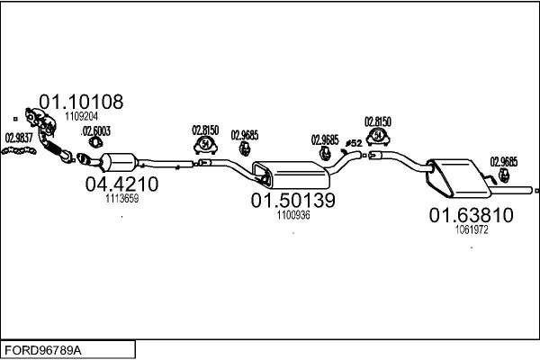 MTS FORD96789A009646