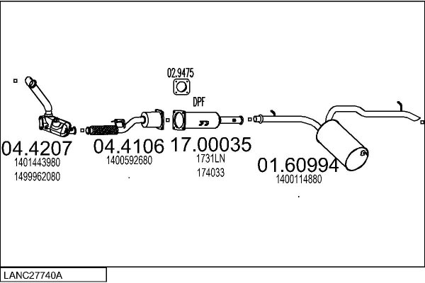 MTS LANC27740A023358