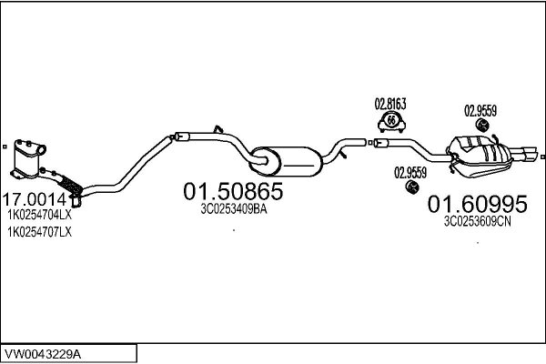 MTS VW0043229A028283