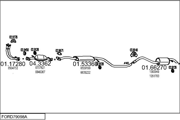 MTS FORD79098A001581