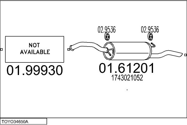 MTS TOYO34650A015633
