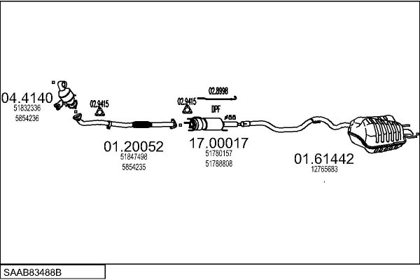 MTS SAAB83488B018258