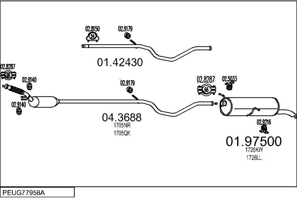 MTS PEUG77958A132607