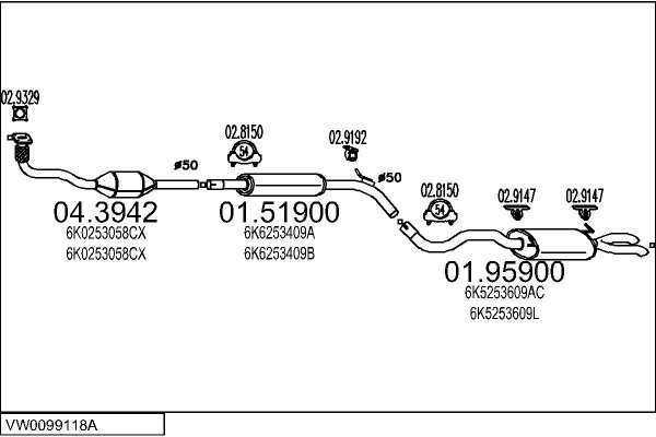 MTS VW0099118A005300