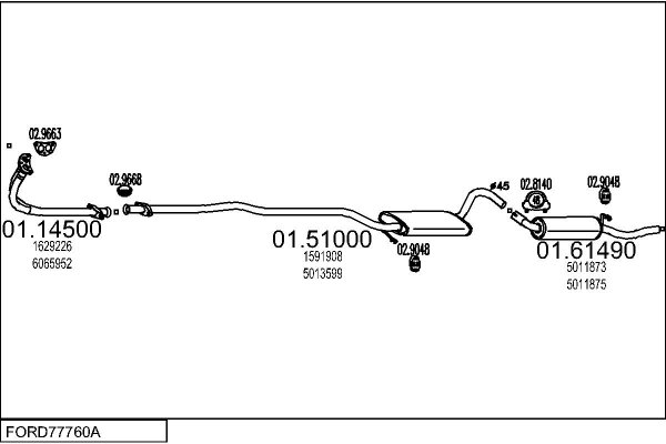 MTS FORD77760A001464