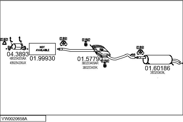 MTS VW0020658A015783