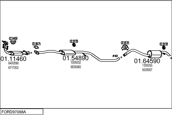 MTS FORD97088A001580