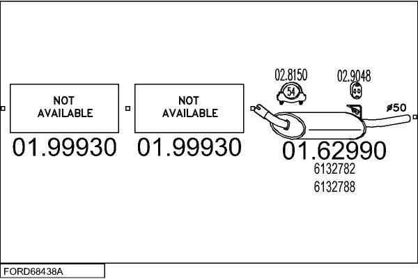 MTS FORD68438A001405